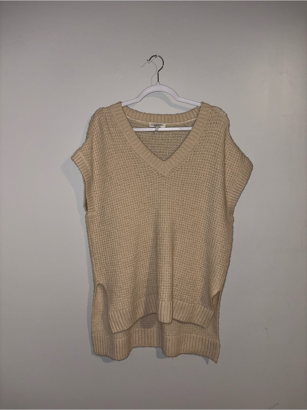 B. Young | Cream Knit T-Shirt